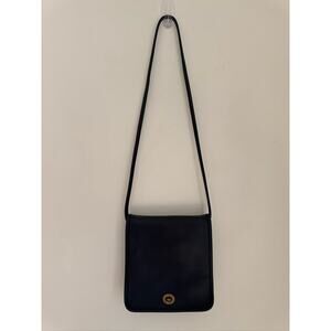 Coach Vintage Black Leather Crossbody Bag - No. 013 0183